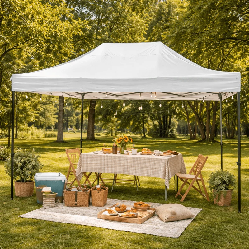 Gazebo Pieghevole 3x4,5 m Impermeabile con Custodia – Levante Xone