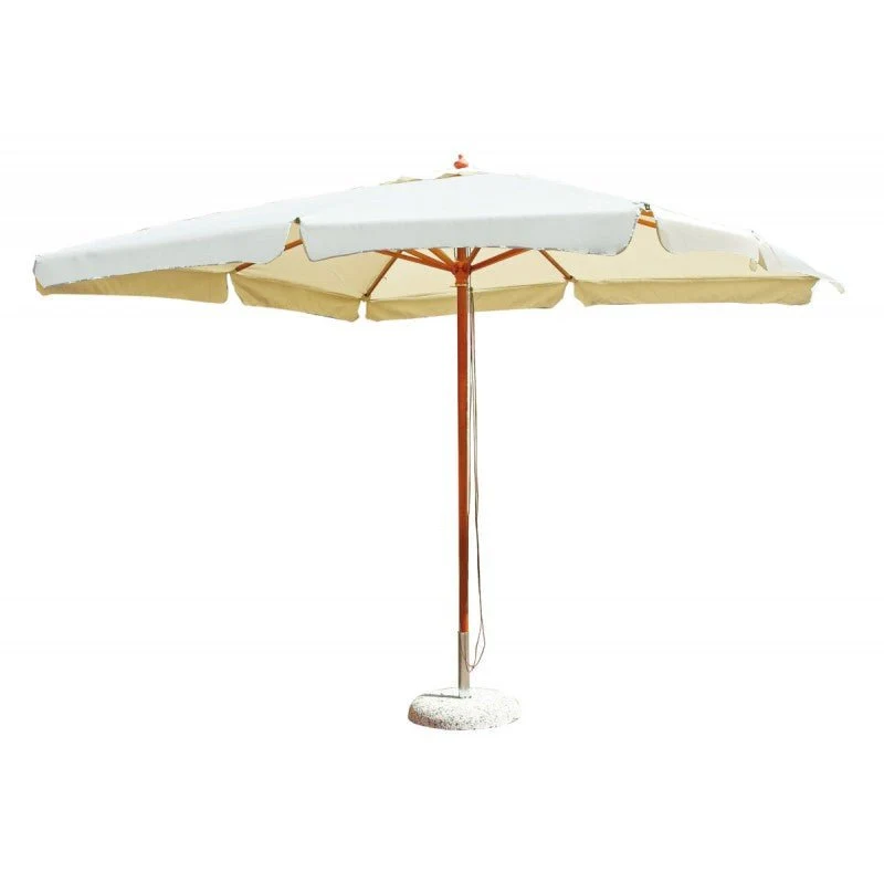 Ombrellone da giardino in legno De Lux 3x2 mt Moia