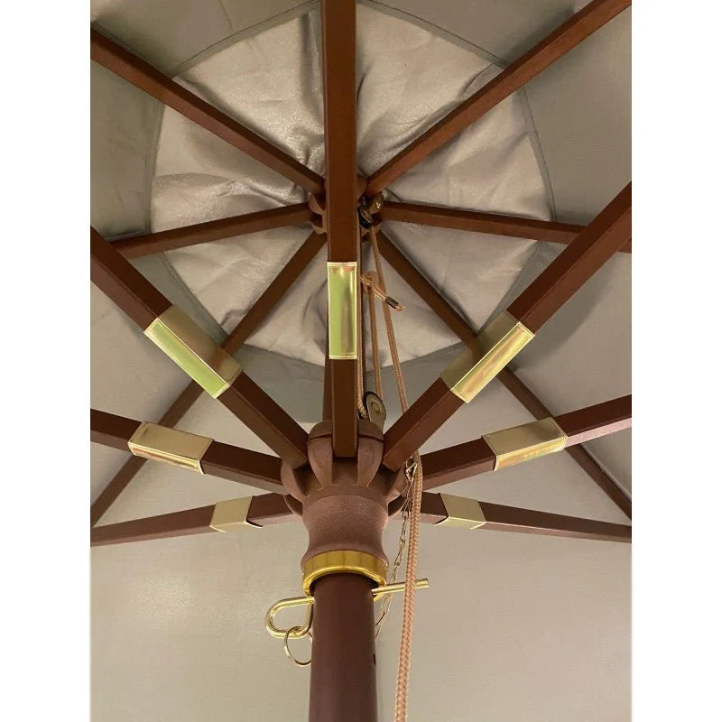 Ombrellone da giardino in legno De Lux 3x2 mt Moia