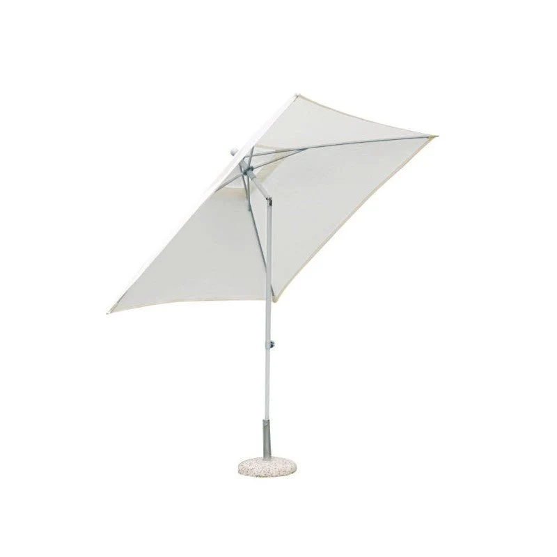 Ombrellone da giardino quadrato 2,2x2,2 m con fusto bianco Moia
