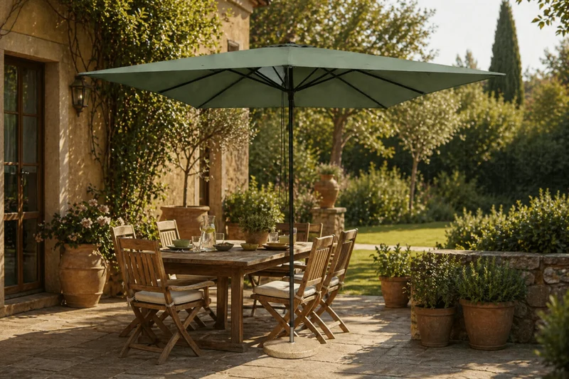Ombrellone da giardino verde Ulisse Xone