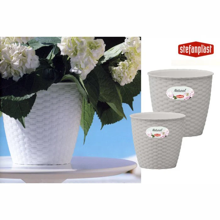 Vaso Natural 14 Bianco 73450 Stefanplast