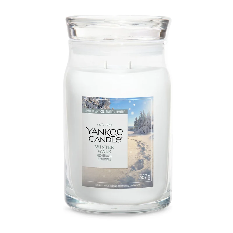 Candela Winter Walk 368g Bianca Yankee Candle