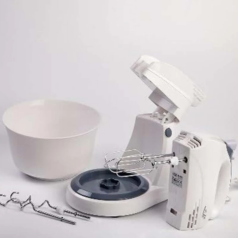 Adler AD4202 Stand Mixer Frullino con Ciotola Bianco 300 W Frullatore 5 Velocità