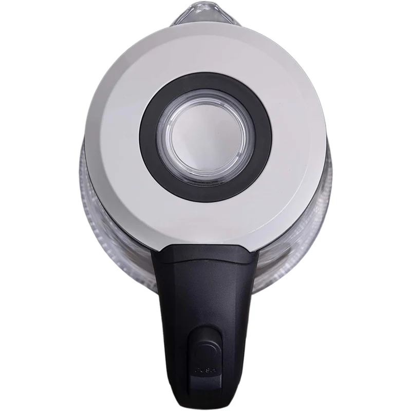 Bollitore Elettrico in Vetro 1,7Lt 2000W Acqua Calda Cordless con Luce LED Blu
