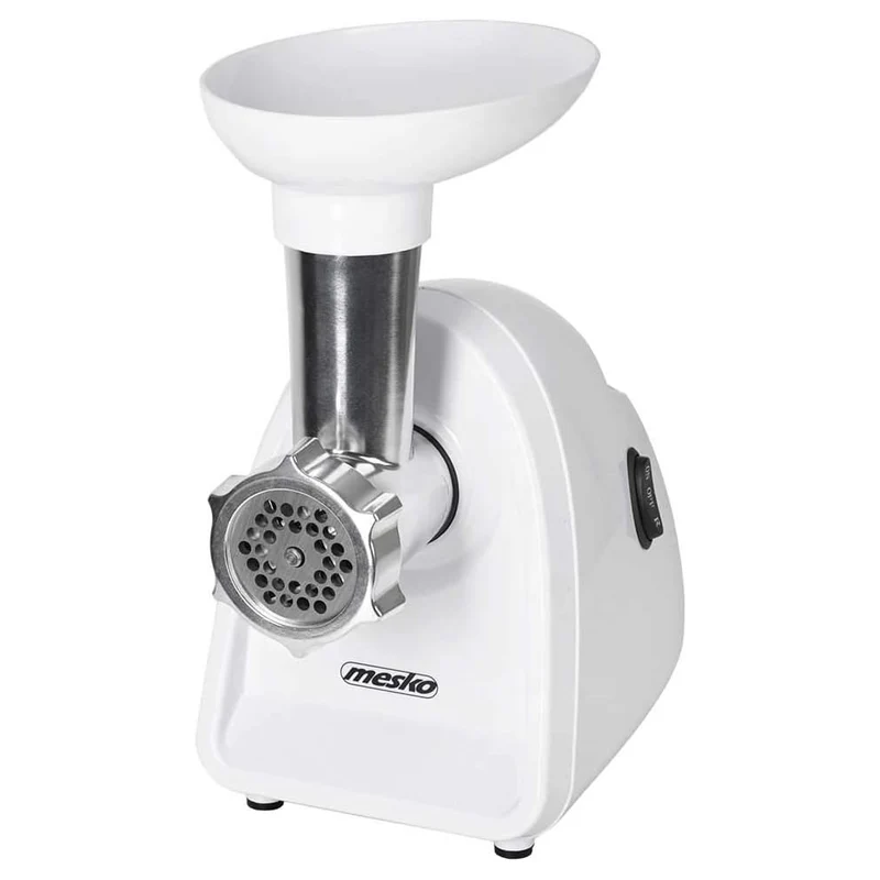 Tritacarne Elettrico 1500W Carne e Verdura con 3 Dischi Taglio e Accessori