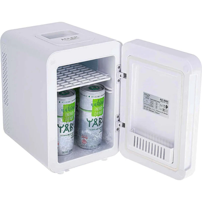 Mini Frigorifero a specchio 4LT 220 V e 12 V elettrico Funzione Caldo e Freddo