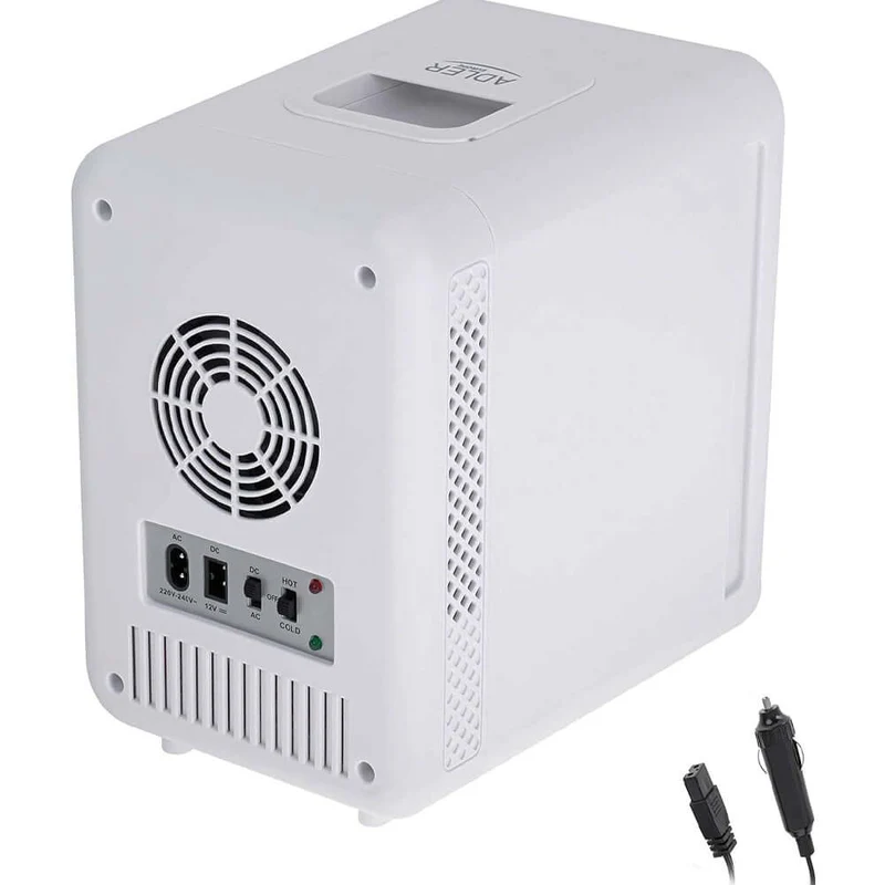 Mini Frigorifero a specchio 4LT 220 V e 12 V elettrico Funzione Caldo e Freddo