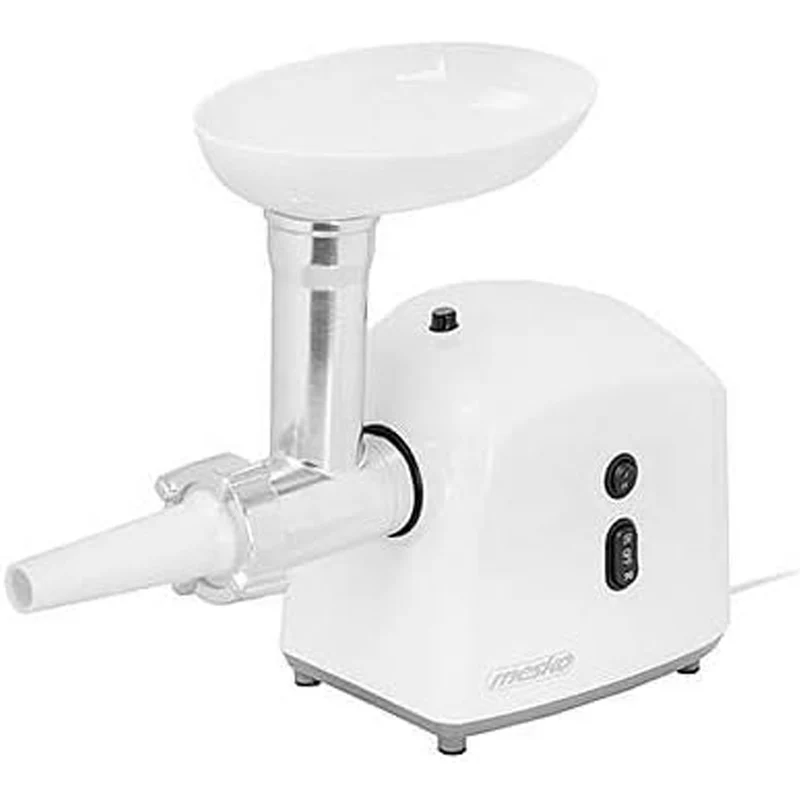 Tritacarne Elettrico 600W Carne e Verdura con 3 Dischi Taglio e Accessori