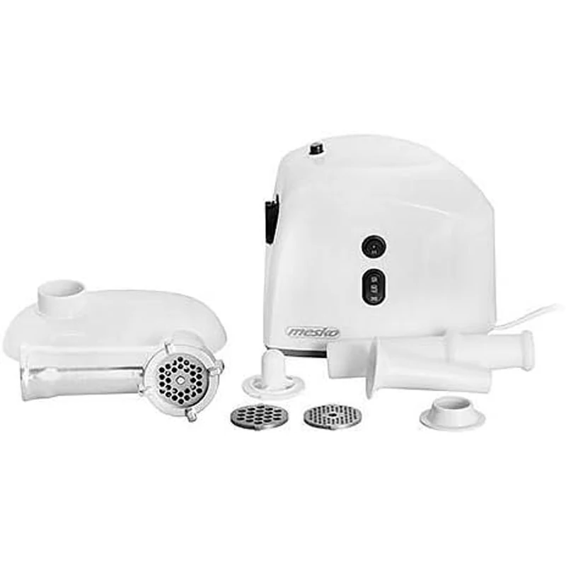 Tritacarne Elettrico 600W Carne e Verdura con 3 Dischi Taglio e Accessori
