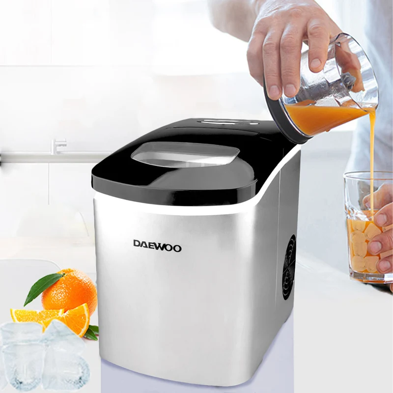 Fabbricatore di Ghiaccio 10kg/24H Macchina da 1,7Lt con Spegnimento Automatico