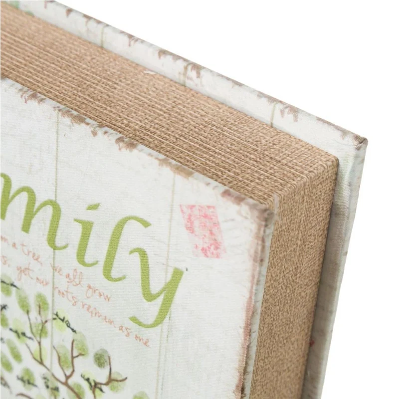 Cassaforte Cassetta Di Sicurezza Finto Libro Albero Family 2 Chiavi 16x24x5cm