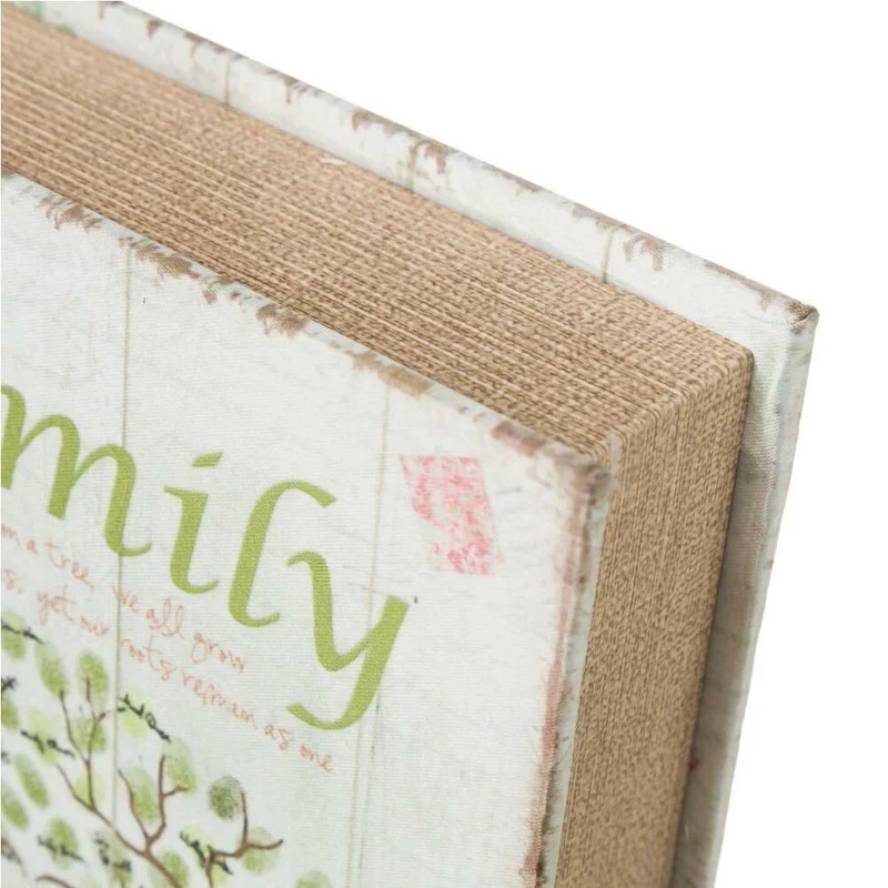 Cassaforte Cassetta Di Sicurezza Finto Libro Albero Family 2 Chiavi 16x24x5cm