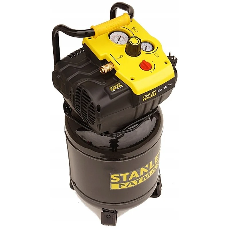 Stanley Compressore Fatmax 30 L 10 Bar Senza Olio Potenza 1,5 HP 1100 Watt