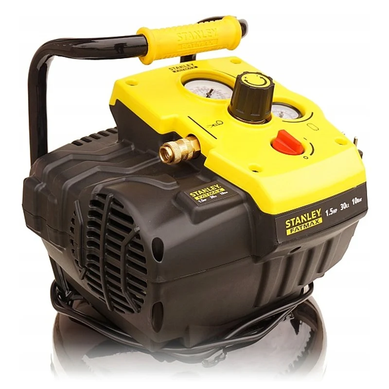 Stanley Compressore Fatmax 30 L 10 Bar Senza Olio Potenza 1,5 HP 1100 Watt