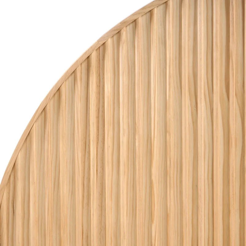 Letto in legno di pino marrone chiaro con rete da 160 x 200 cm finitura naturale stile scandinavo