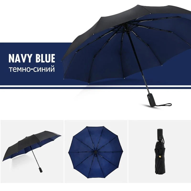 Stormparaplu – Windbestendig, Compact & Ergonomisch Handvat 110 cm