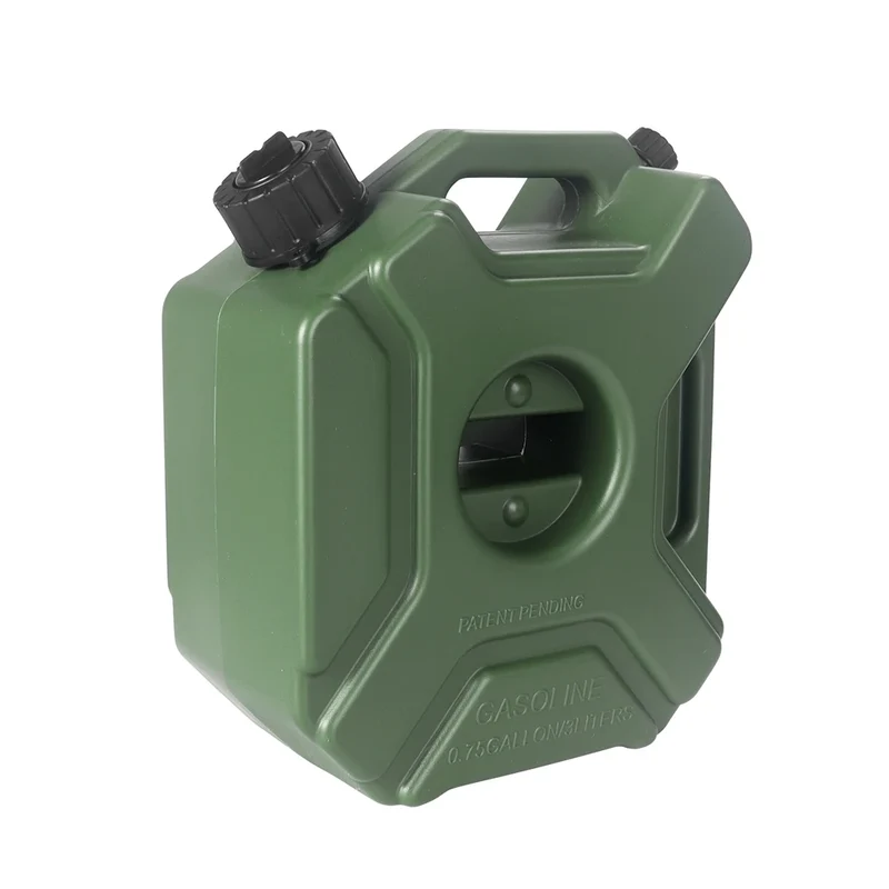 Brandstofcontainer – Compacte 3L jerrycan van stevig kunststof voor auto en motor