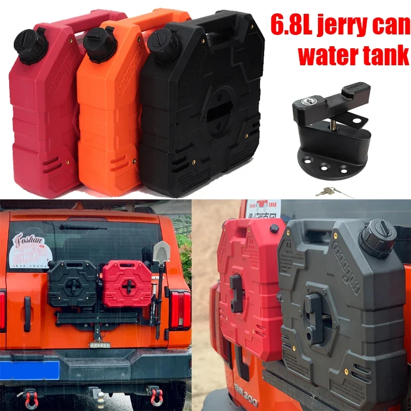 Jerrycan – 6,8L brandstofcontainer met stevige houder en compact ontwerp