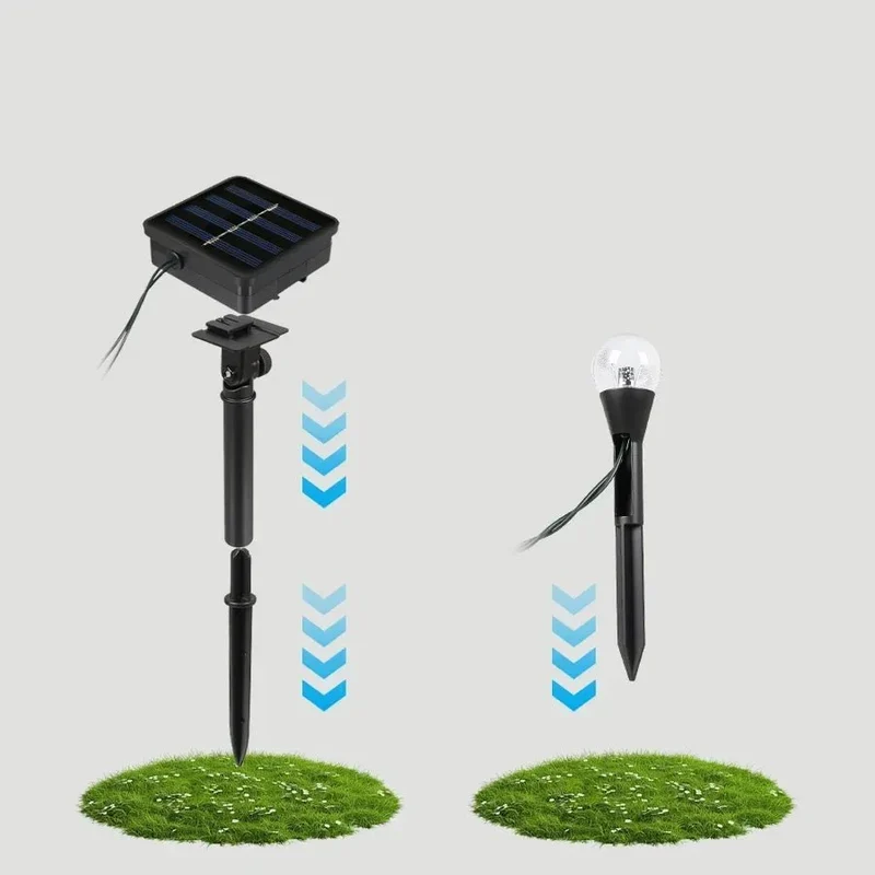 Tuinverlichting op zonne-energie – 20 LED priklampen met warm licht en automatische inschakeling