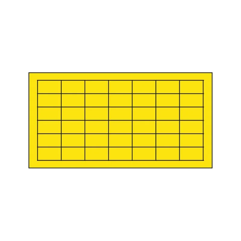 Pannello collante di ricambio per lampade UV Vebi 395x310 mm nero