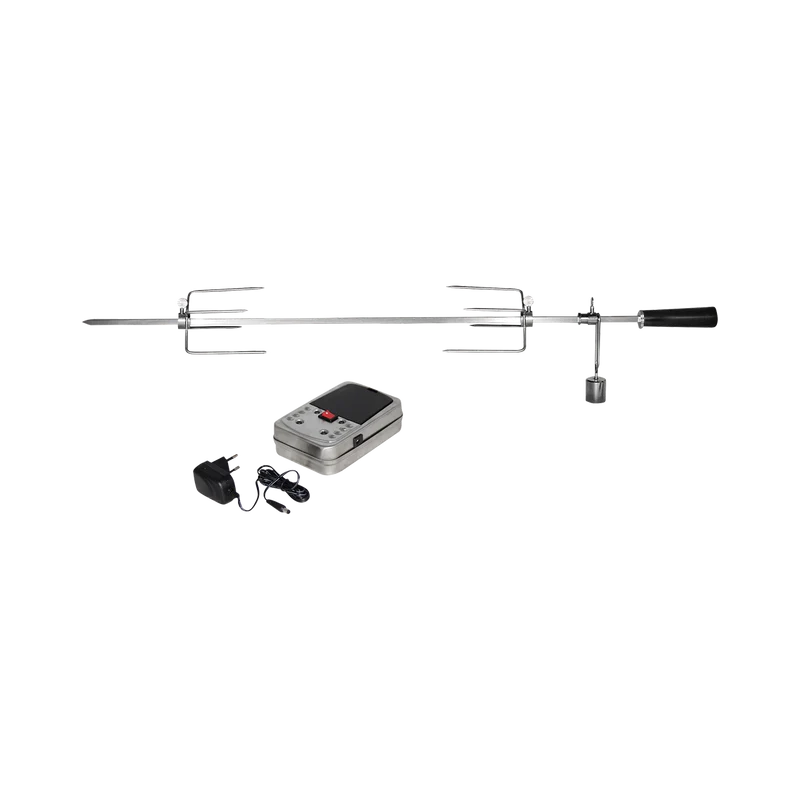 Girarrosto Rotisserie Acciaio Inox per Barbecue Enders