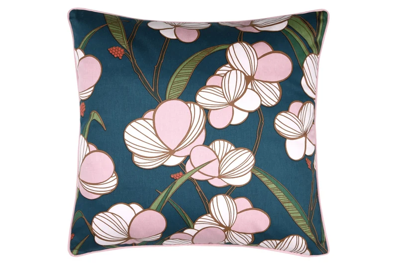 Cuscino Iphigenie 60X60 Cm Petrolio