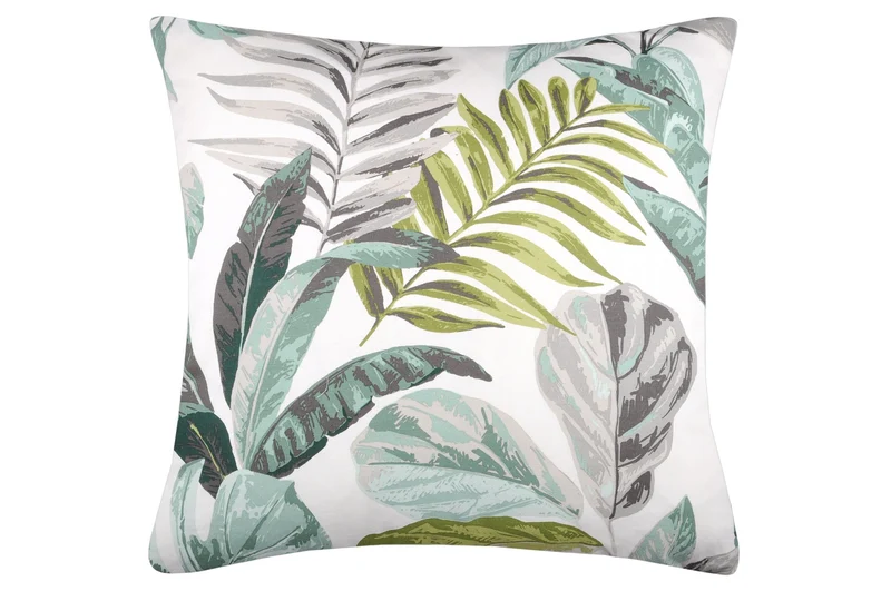 Cuscino Foglie Acquamarina Calathea 60X60 Cm