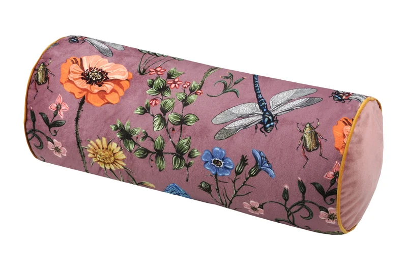 Boudoir Polochon 20X50 Cm Vieux Rose