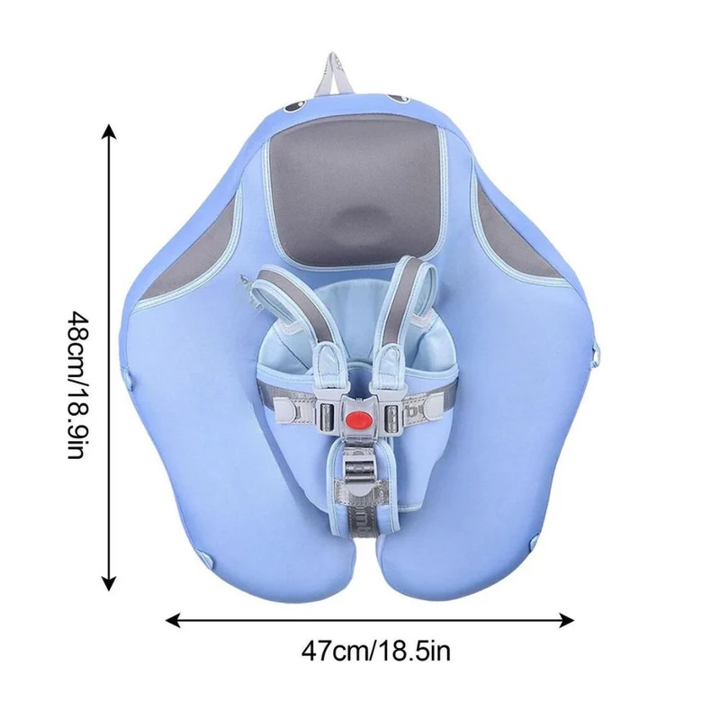 Infant Swimmer with Swimming Trainer Learning Aid