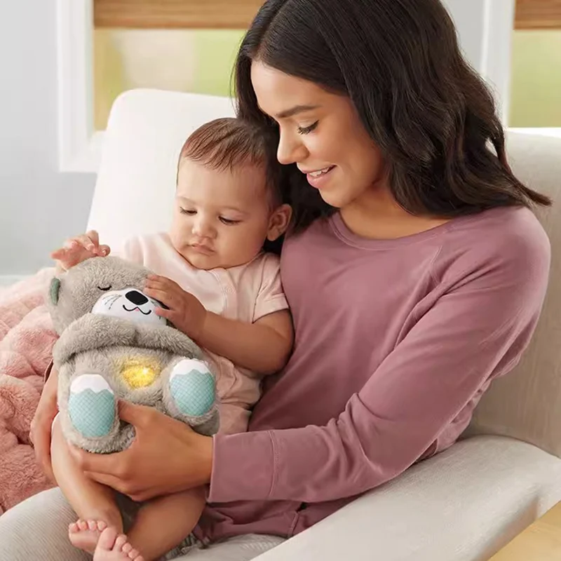 Calming Otter Breathing Plush Sleep Aid