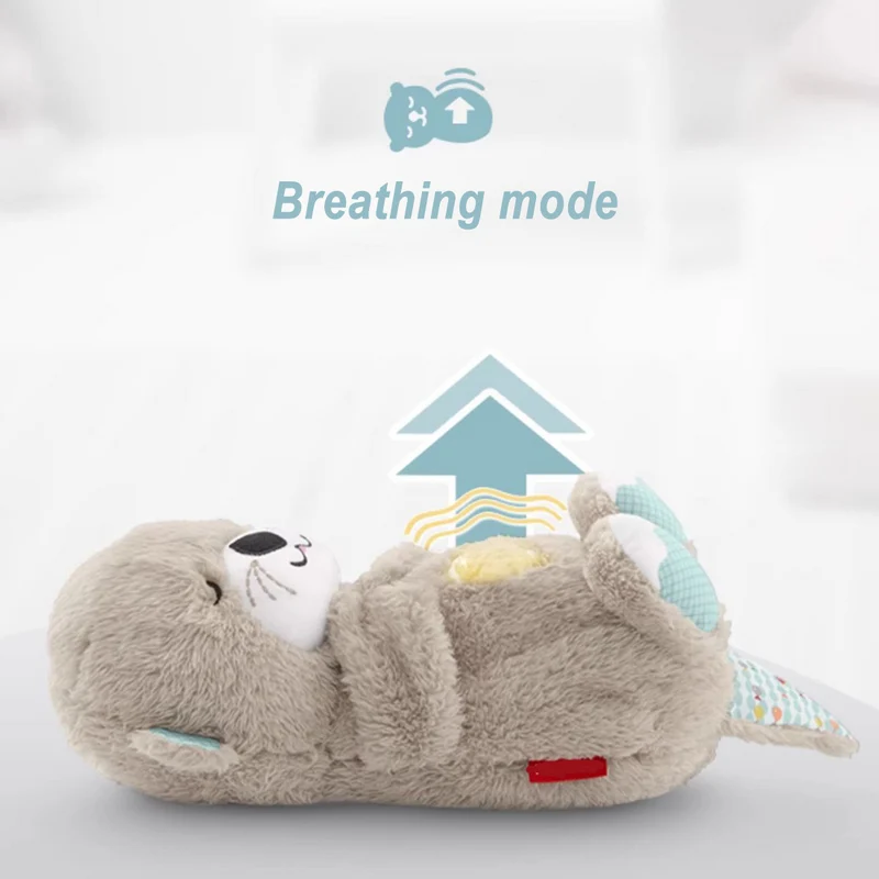 Calming Otter Breathing Plush Sleep Aid