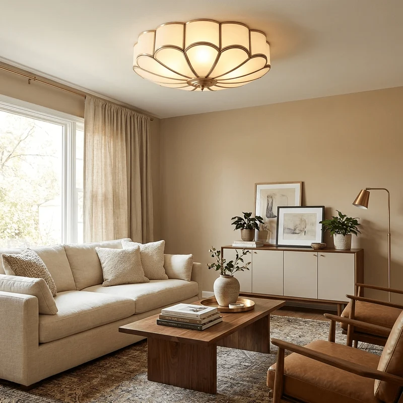 Recessed Multi-Point Ceiling Lamp Floral Interior Style