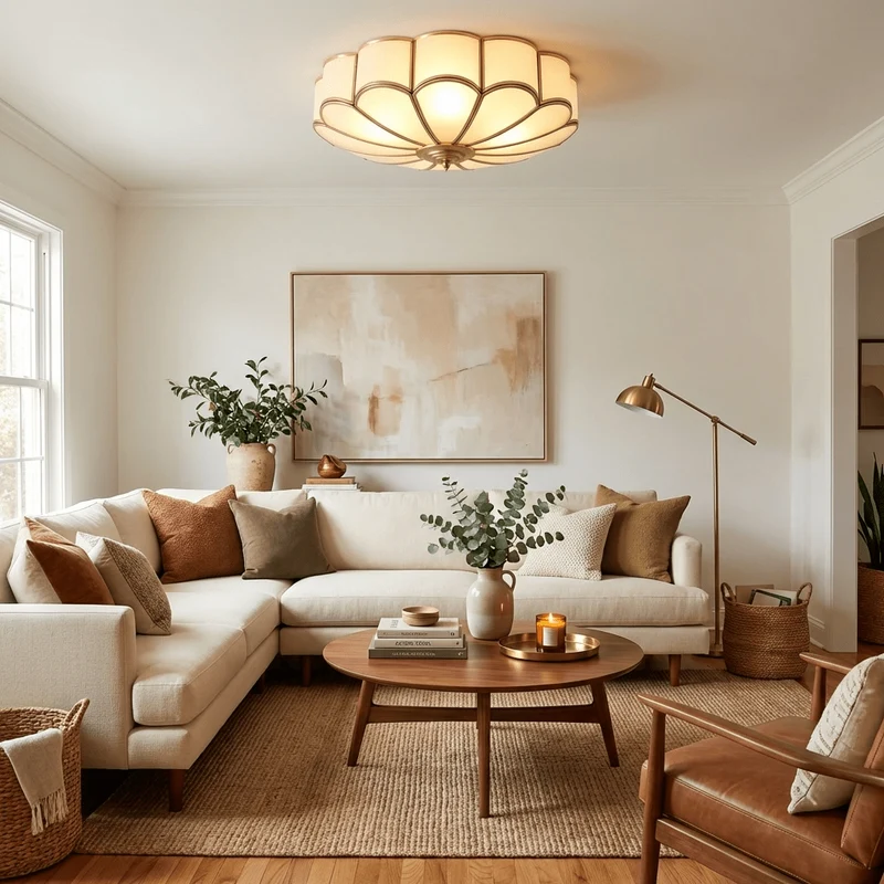 Recessed Multi-Point Ceiling Lamp Floral Interior Style