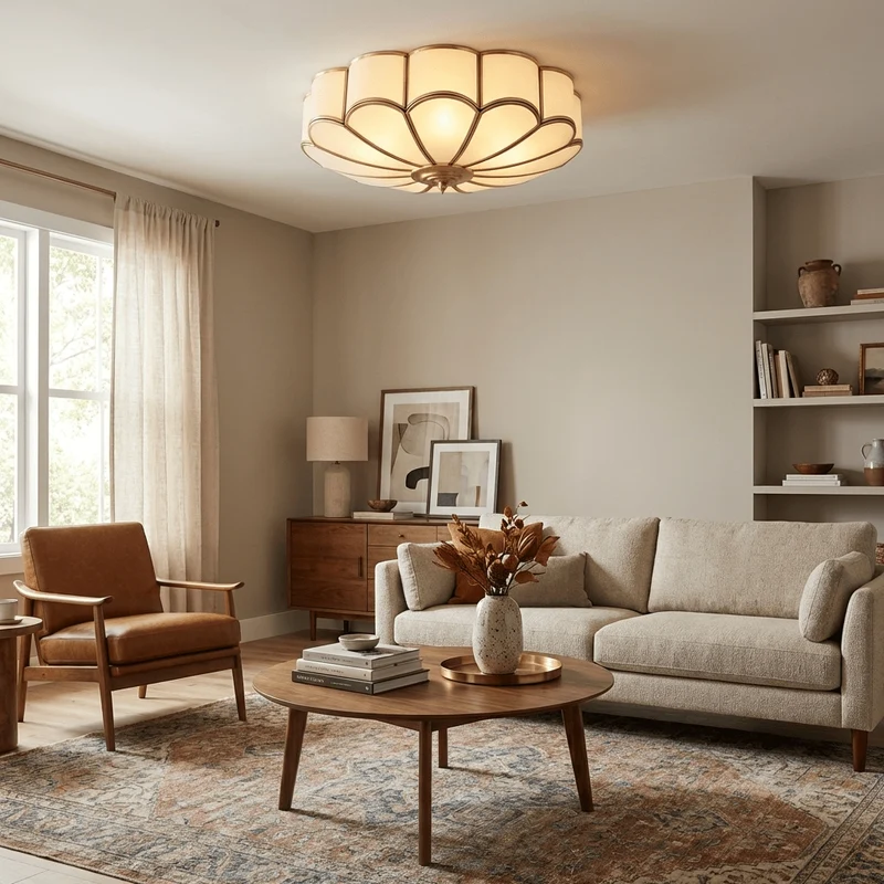 Recessed Multi-Point Ceiling Lamp Floral Interior Style