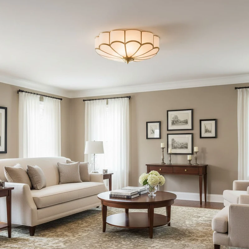 Recessed Multi-Point Ceiling Lamp Floral Interior Style