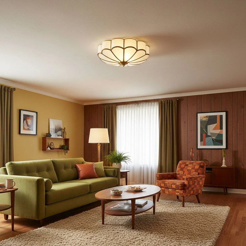 Recessed Multi-Point Ceiling Lamp Floral Interior Style