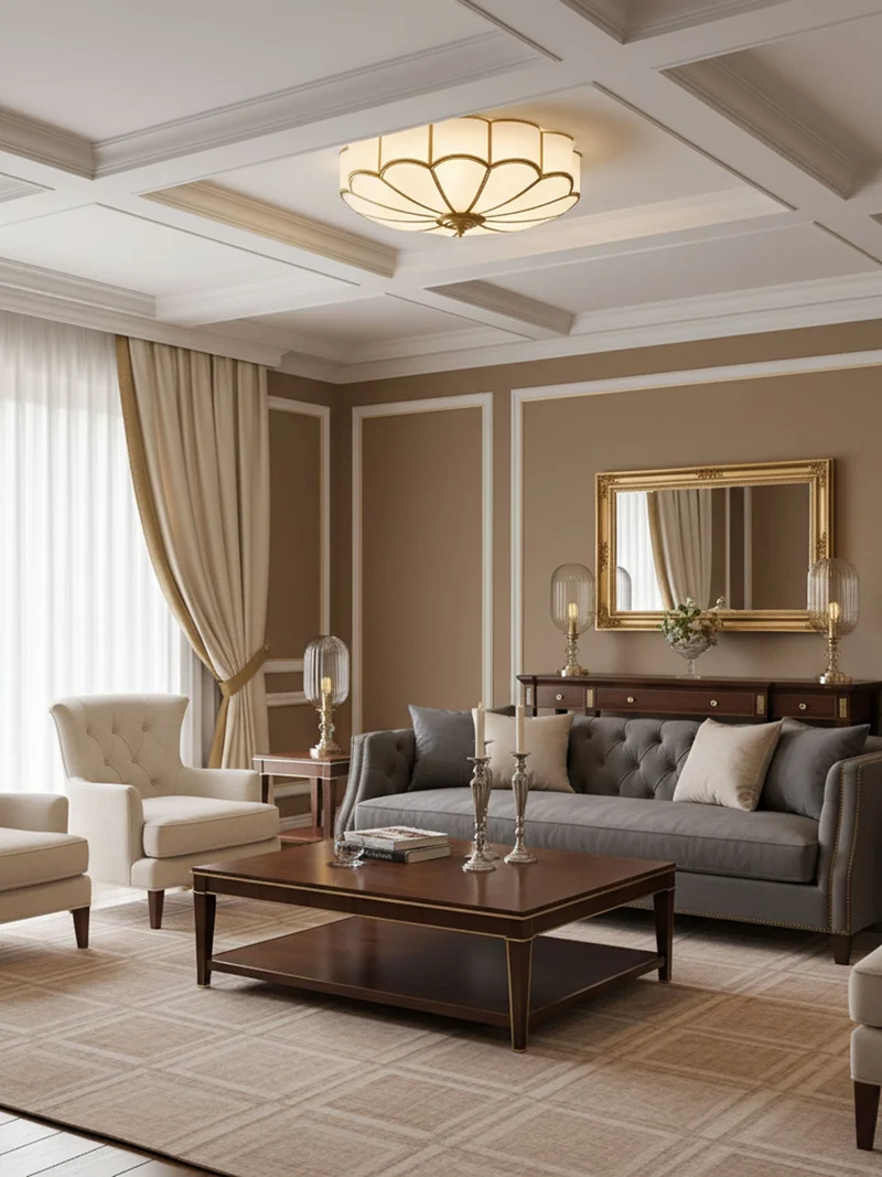 Recessed Multi-Point Ceiling Lamp Floral Interior Style