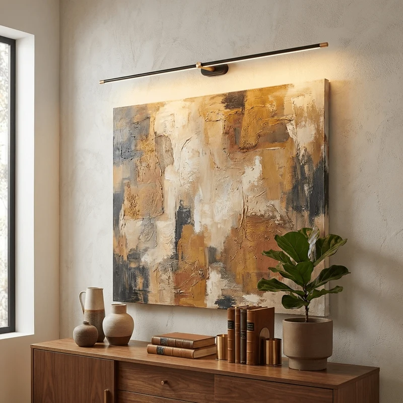 Bathroom LED wall lamp for mirror Slim linear design
