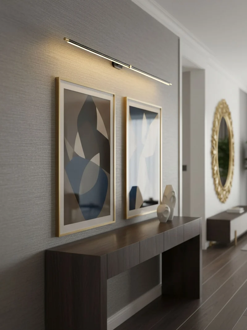 Bathroom LED wall lamp for mirror Slim linear design