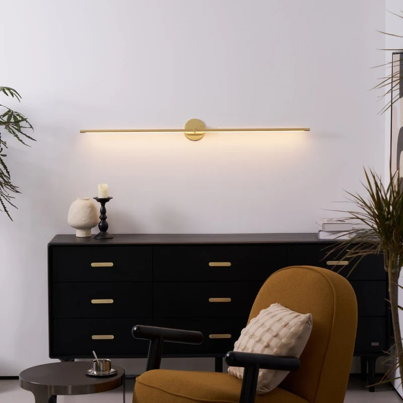 Bathroom LED wall lamp for mirror Slim linear design
