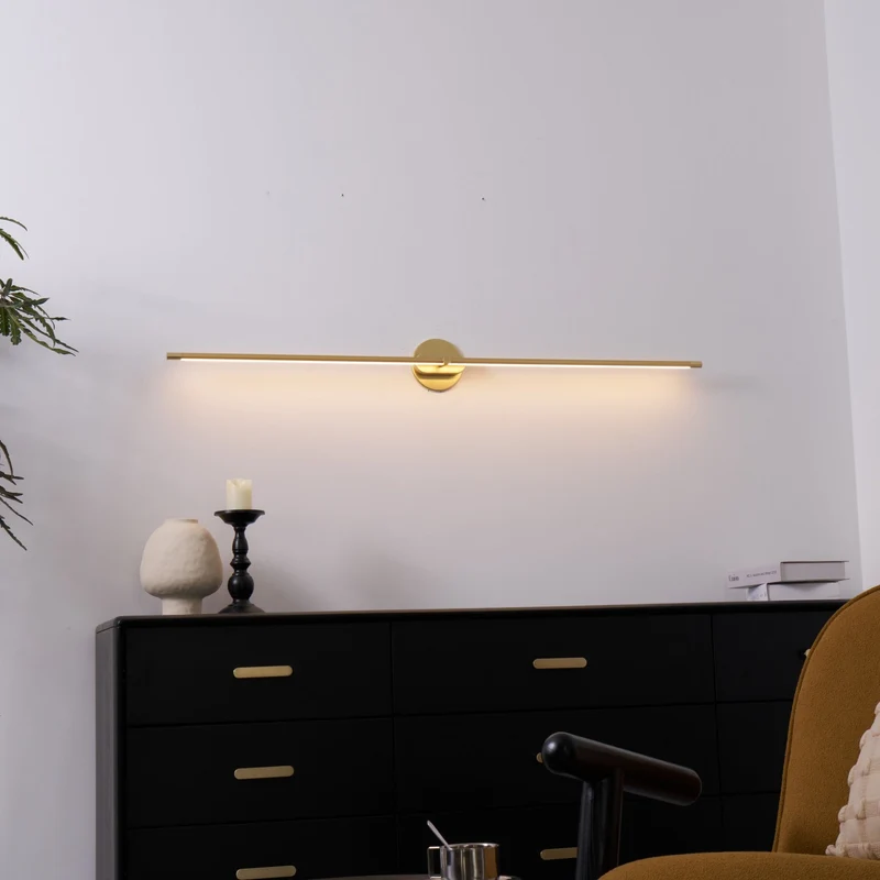 Bathroom LED wall lamp for mirror Slim linear design