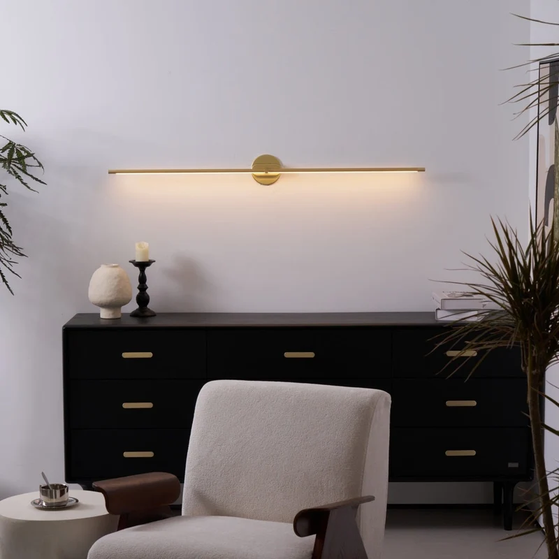 Bathroom LED wall lamp for mirror Slim linear design