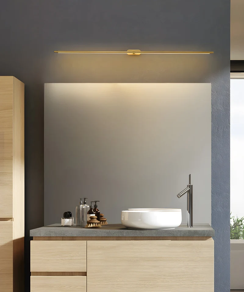Bathroom LED wall lamp for mirror Slim linear design