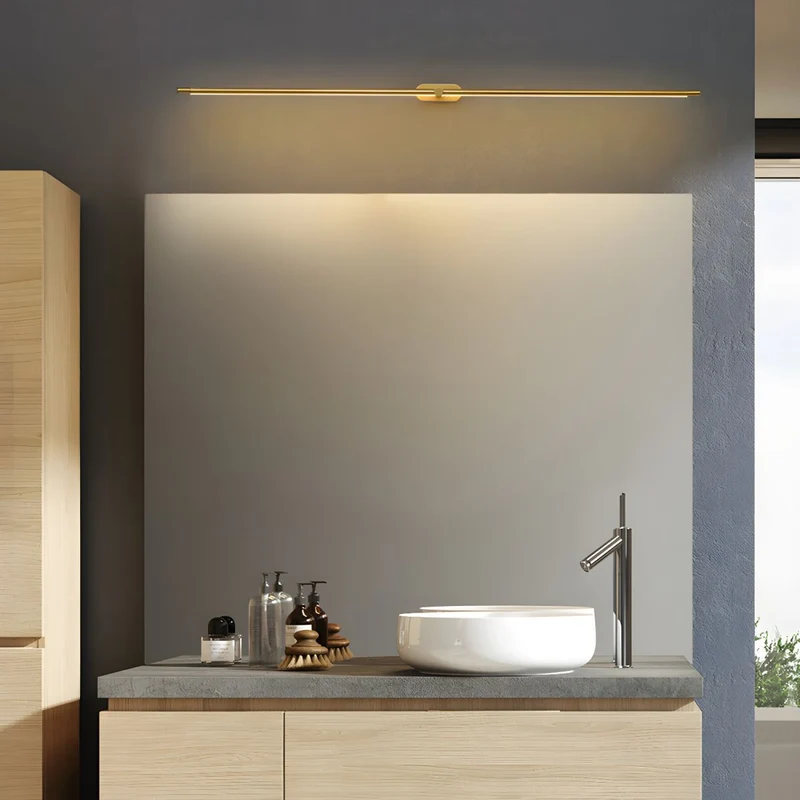 Bathroom LED wall lamp for mirror Slim linear design