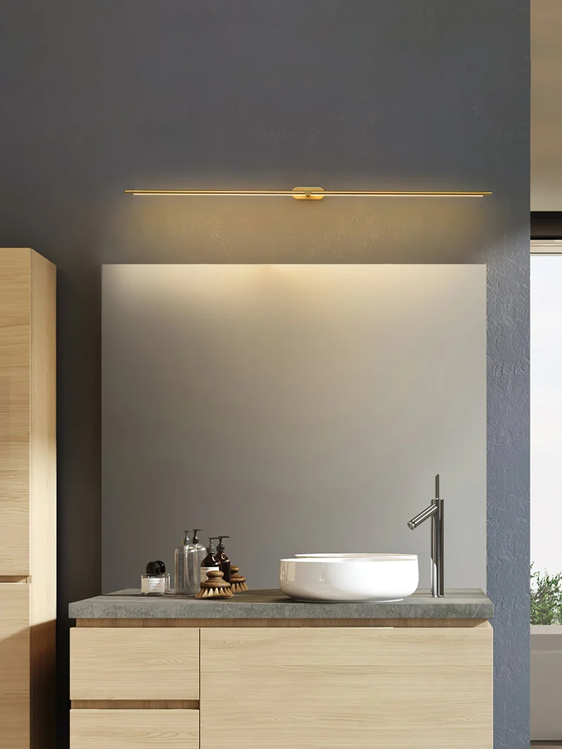 Bathroom LED wall lamp for mirror Slim linear design