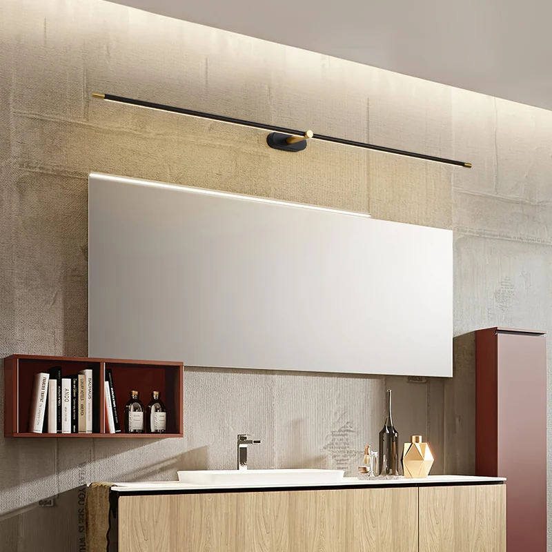Bathroom LED wall lamp for mirror Slim linear design