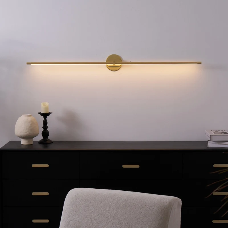 Bathroom LED wall lamp for mirror Slim linear design