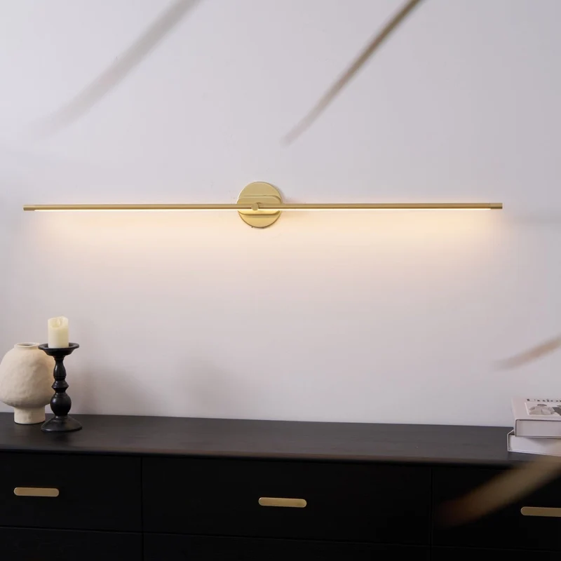Bathroom LED wall lamp for mirror Slim linear design
