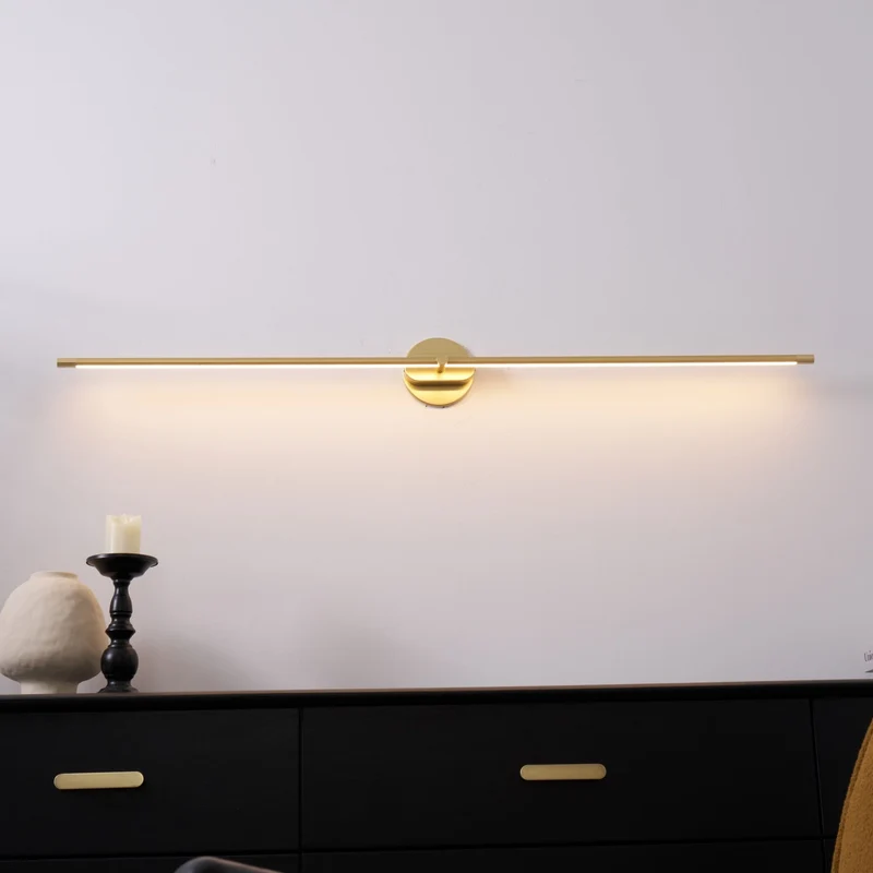 Bathroom LED wall lamp for mirror Slim linear design